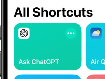 The shortcut is renamed and saved