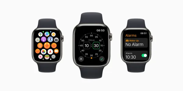 Apple Watch alarm screenshots