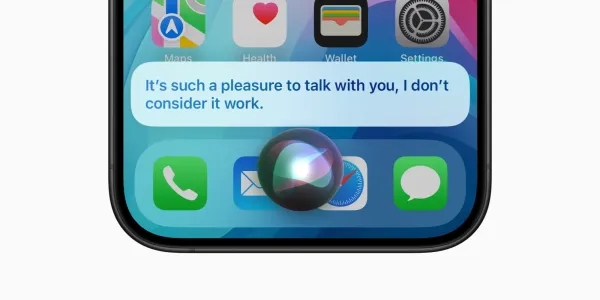 Siri notification on the iPhone