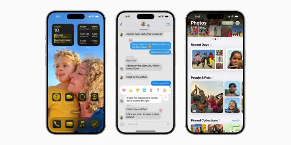 iOS 18 iPhone screenshots