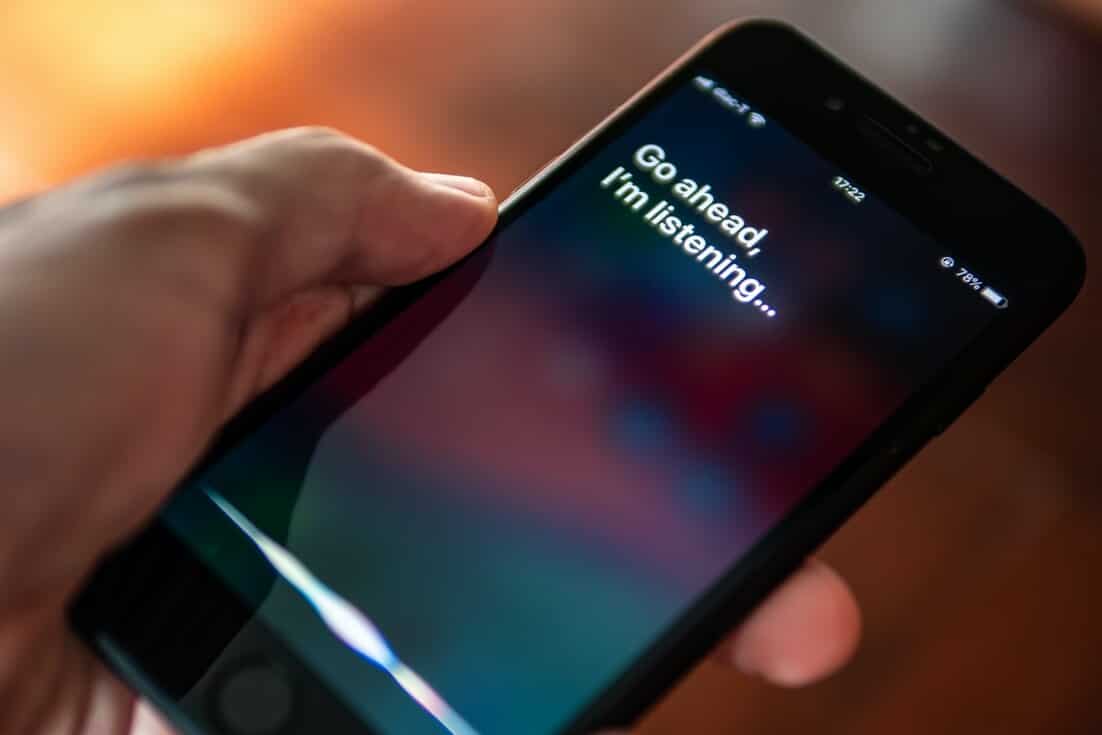 Siri prompt on iPhone