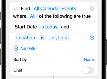 Calendar Events